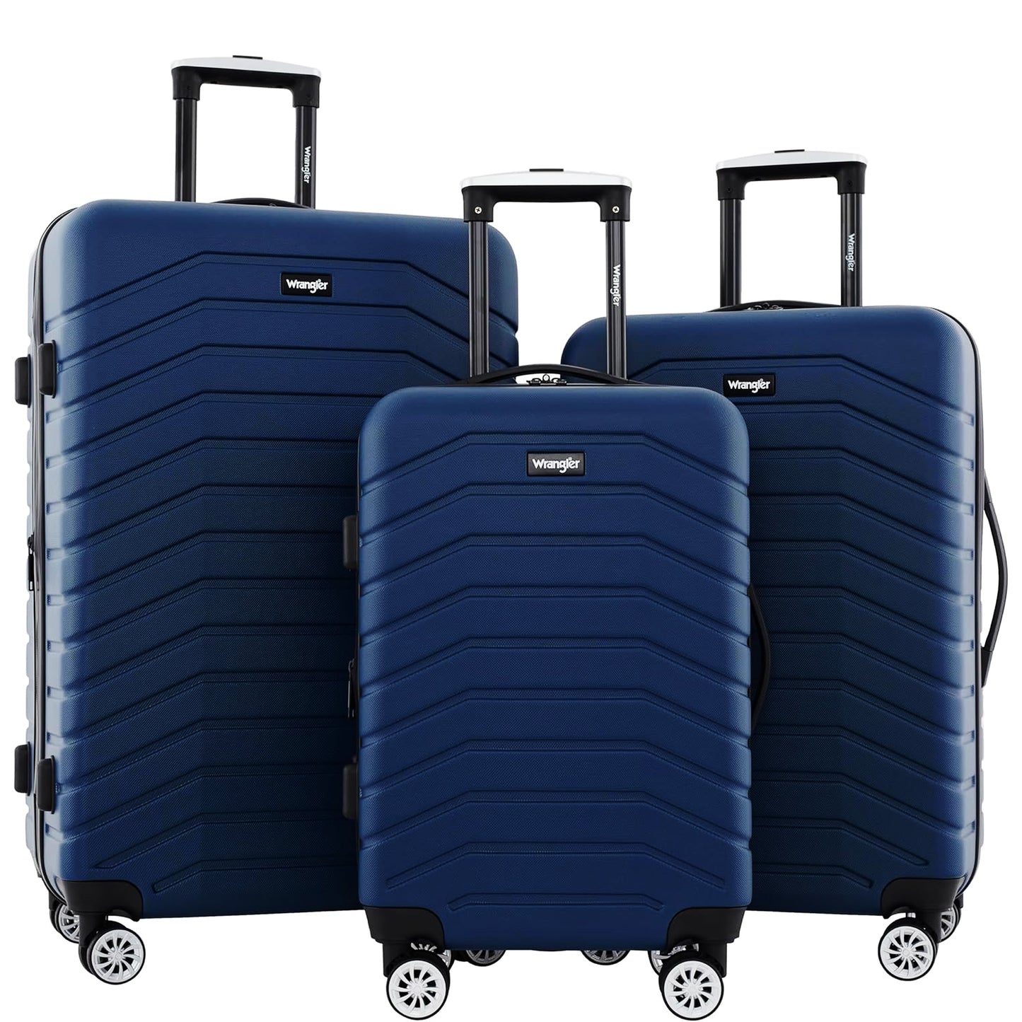 Nefoso 3 Pcs Luggage Sets, Suitcase Hardshell Lightweight, Carry on Luggage with TSA Lock Spinner Wheels